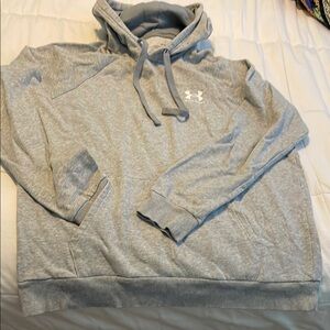 Under Armour Gray Pullover Hoodie Sweatshirt